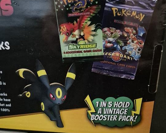 Mystery Power Booster Box – 4 Pokémon Boosterpacks – Kans op Vintage Pack (Engels) | Sealed