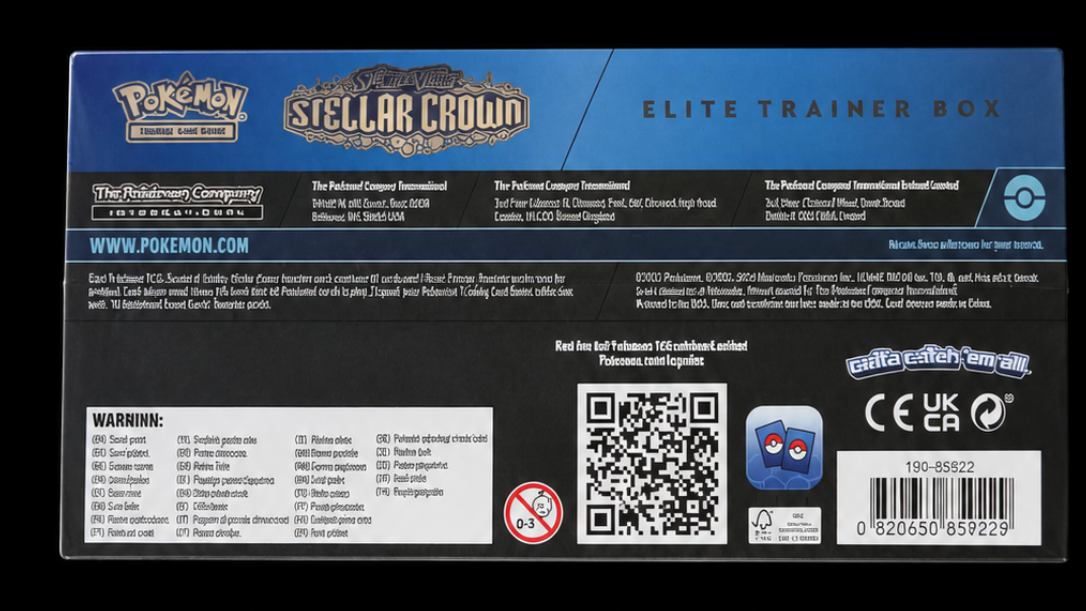 Pokémon Scarlet & Violet – Stellar Crown Elite Trainer Box – Factory Sealed
