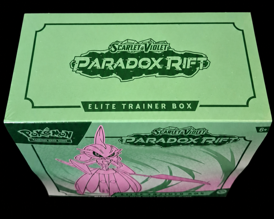 Pokémon Scarlet & Violet – Paradox Rift Elite Trainer Box (Iron Valiant) – Factory Sealed