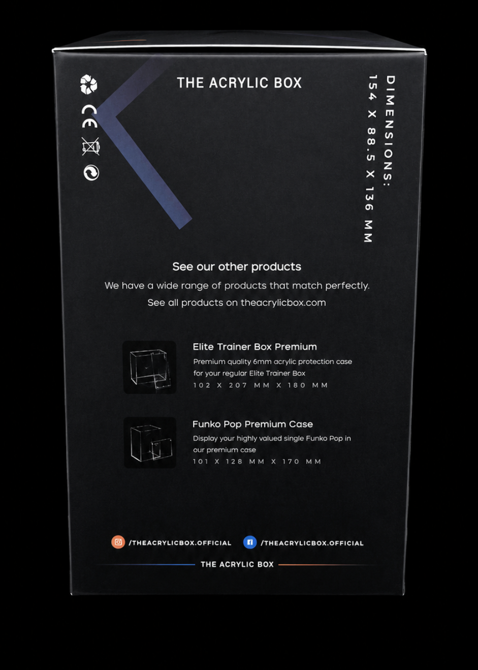 The Acrylic Box – TAB Display Booster Box Protector 6 mm