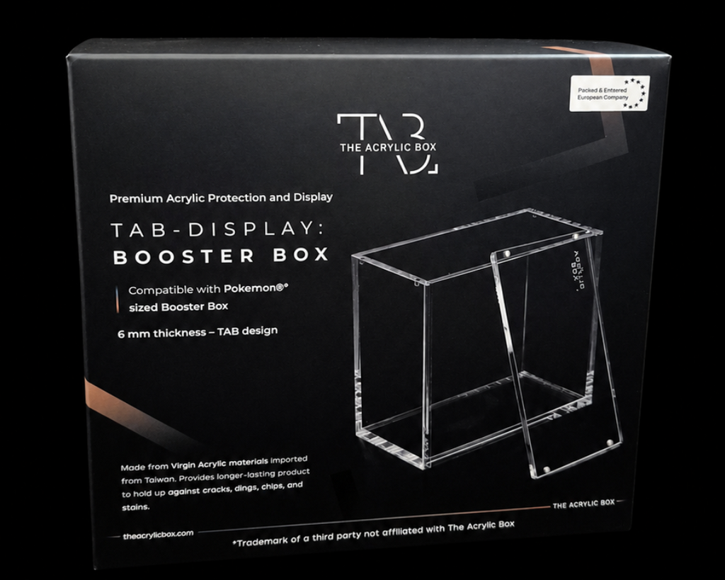 The Acrylic Box – TAB Display Booster Box Protector 6 mm