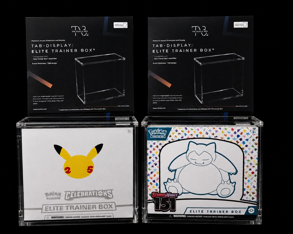 The Acrylic Box – TAB Display Elite Trainer Box Protector 6 mm