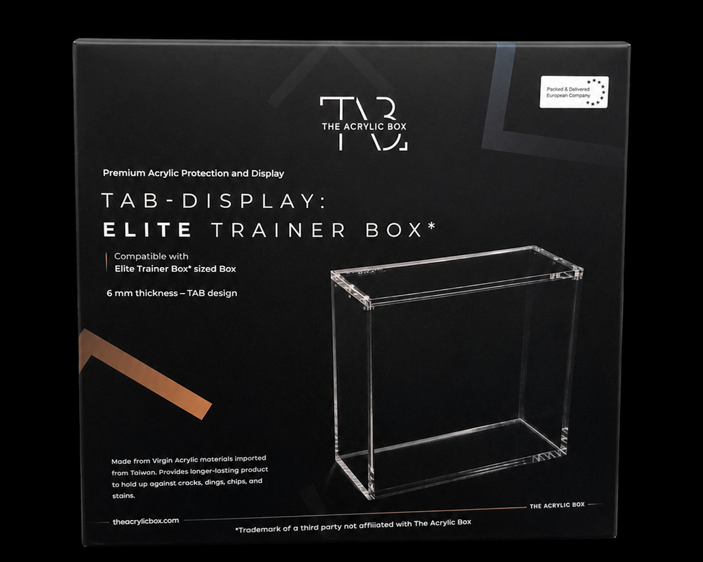 The Acrylic Box – TAB Display Elite Trainer Box Protector 6 mm