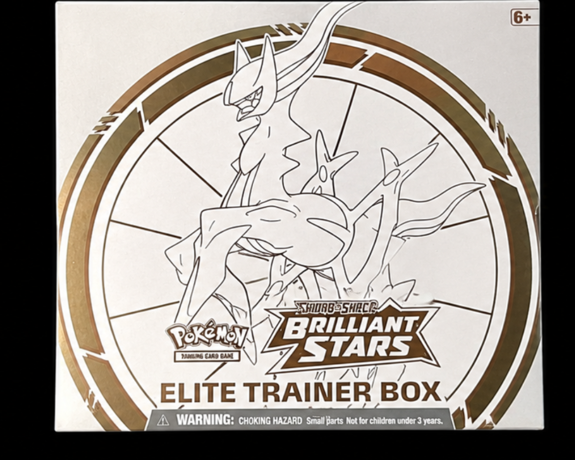 Pokémon Brilliant Stars Elite Trainer Box voorkant – Factory Sealed
