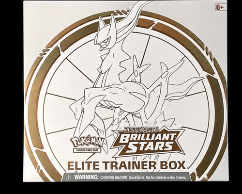 Pokémon Brilliant Stars Elite Trainer Box voorkant – Factory Sealed