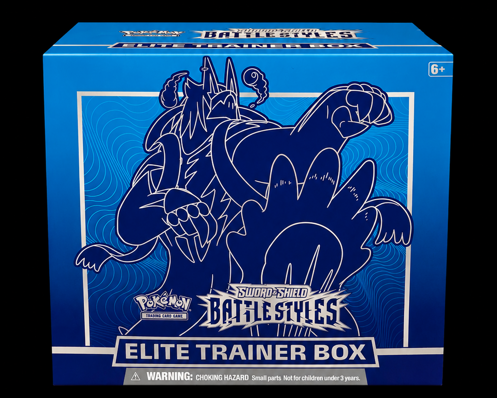 Pokémon Sword & Shield Battle Styles Rapid Strike Urshifu Elite Trainer Box voorkant – Factory Sealed