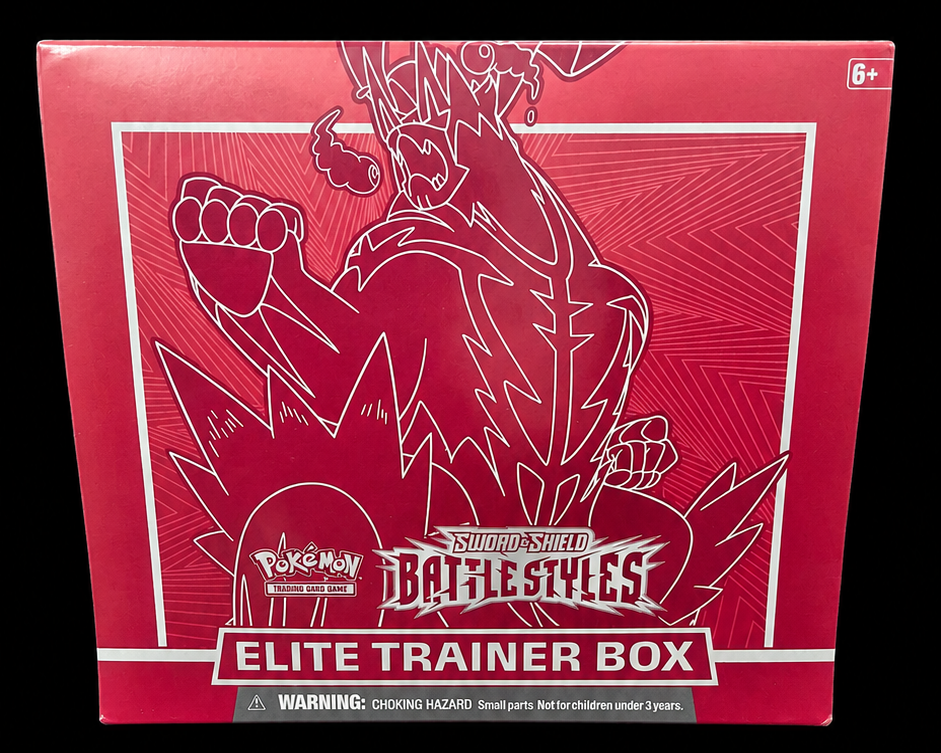 Pokémon Sword & Shield Battle Styles Single Strike Urshifu Elite Trainer Box voorkant – Factory Sealed