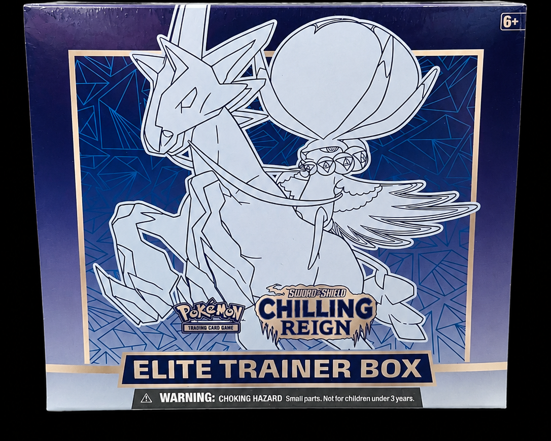 Pokémon Sword Shield Chilling Reign Elite Trainer Box Ice Rider Calyrex voorkant