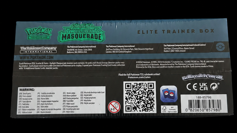 Pokémon TCG: Scarlet & Violet – Twilight Masquerade Elite Trainer Box (Engels)