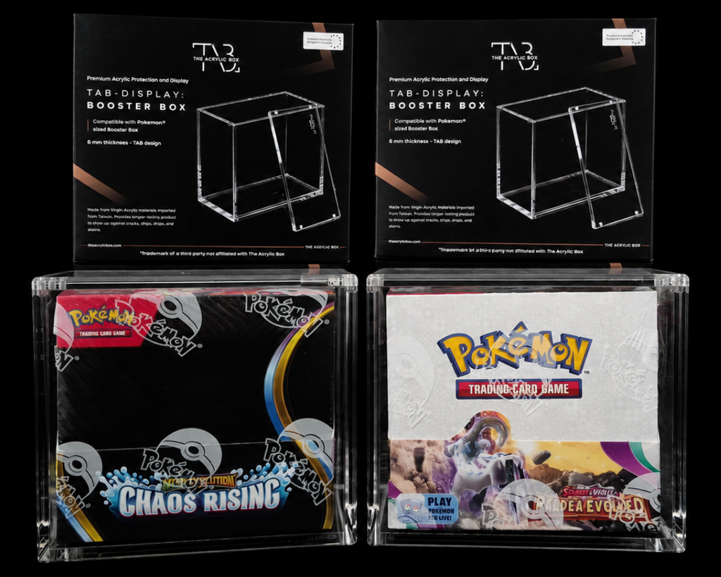 The Acrylic Box – TAB Display Booster Box Protector 6 mm