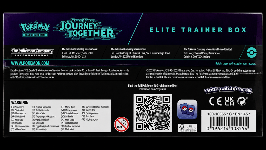 Pokémon Scarlet & Violet – Journey Together Elite Trainer Box (N) – Factory Sealed