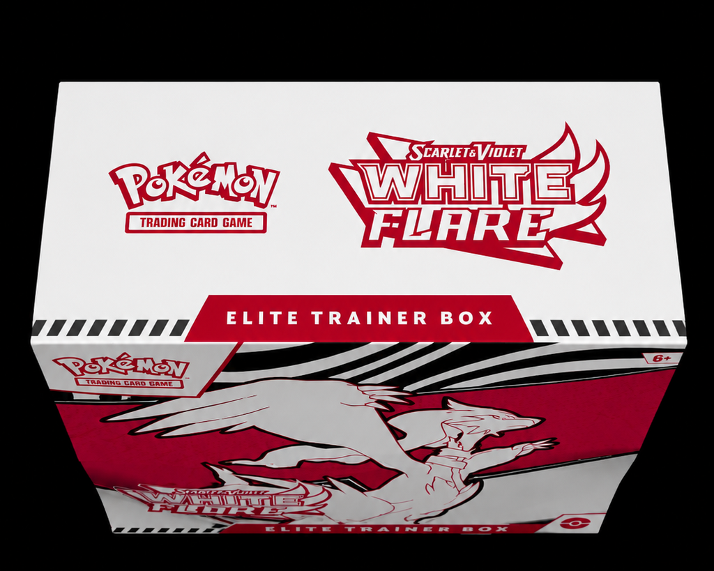Pokémon Scarlet & Violet – White Flare Elite Trainer Box (Tornadus) – Factory Sealed