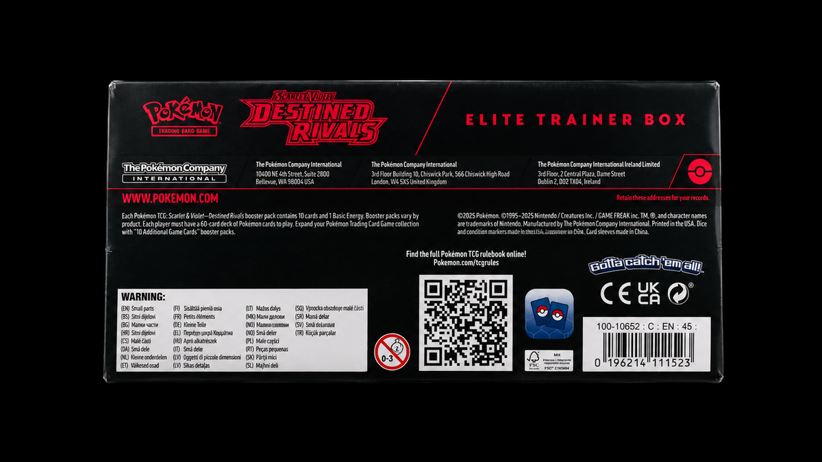 Pokémon Scarlet & Violet – Destined Rivals Elite Trainer Box