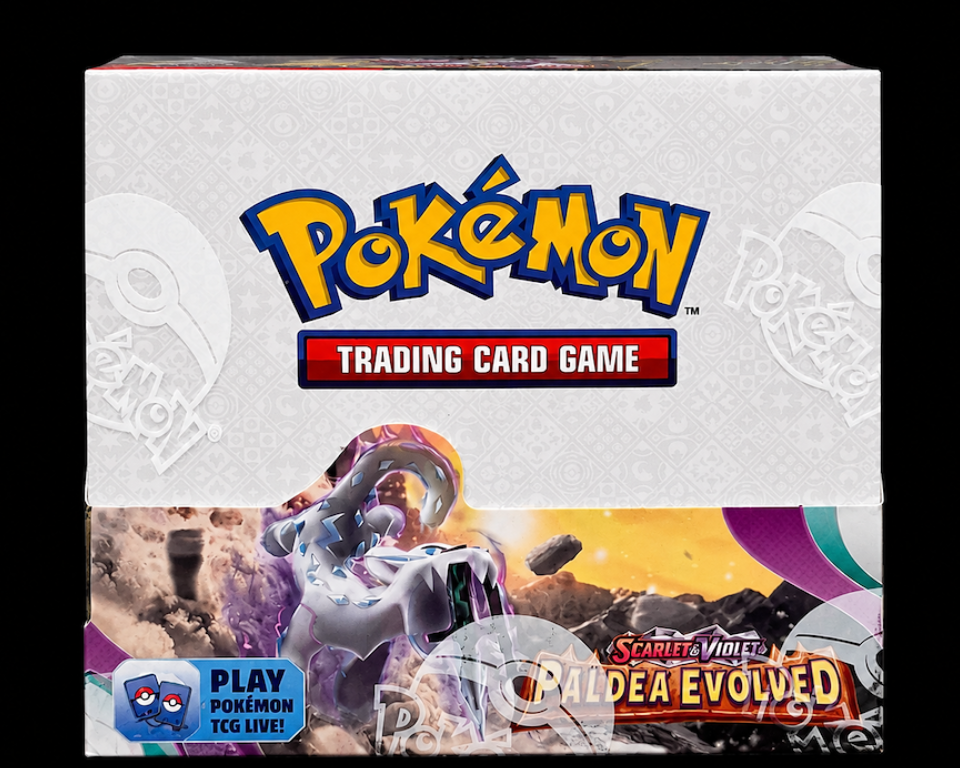 Pokémon TCG Paldea Evolved Booster Box Engels factory sealed voorkant