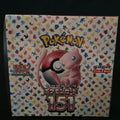 Japanse Pokémon Card 151 Booster Box factory sealed voorzijde