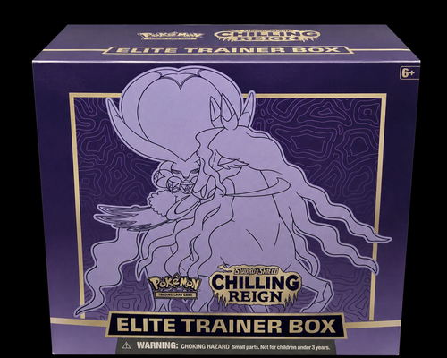Pokémon Chilling Reign Shadow Rider Calyrex Elite Trainer Box voorzijde