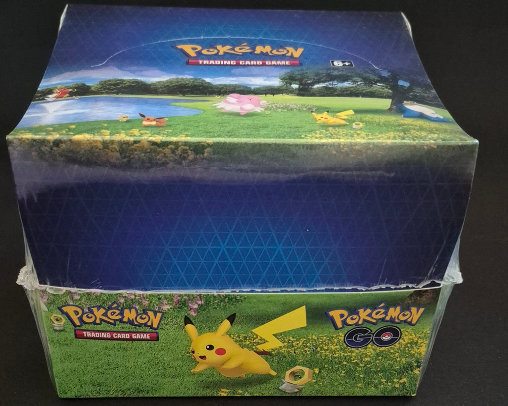 Pokémon GO Mini Tin Display met 10 sealed Mini Tins – voorkant