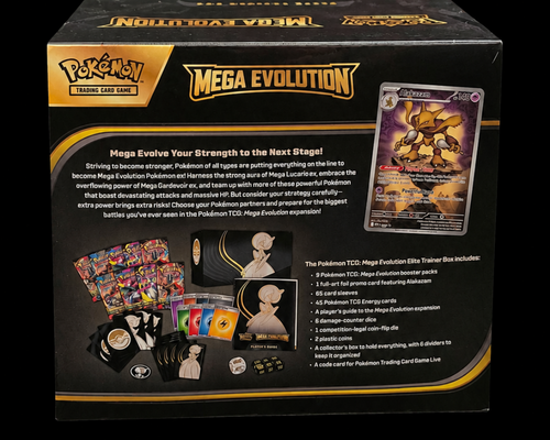 Pokémon Mega Evolution Mega Gardevoir Elite Trainer Box achterkant