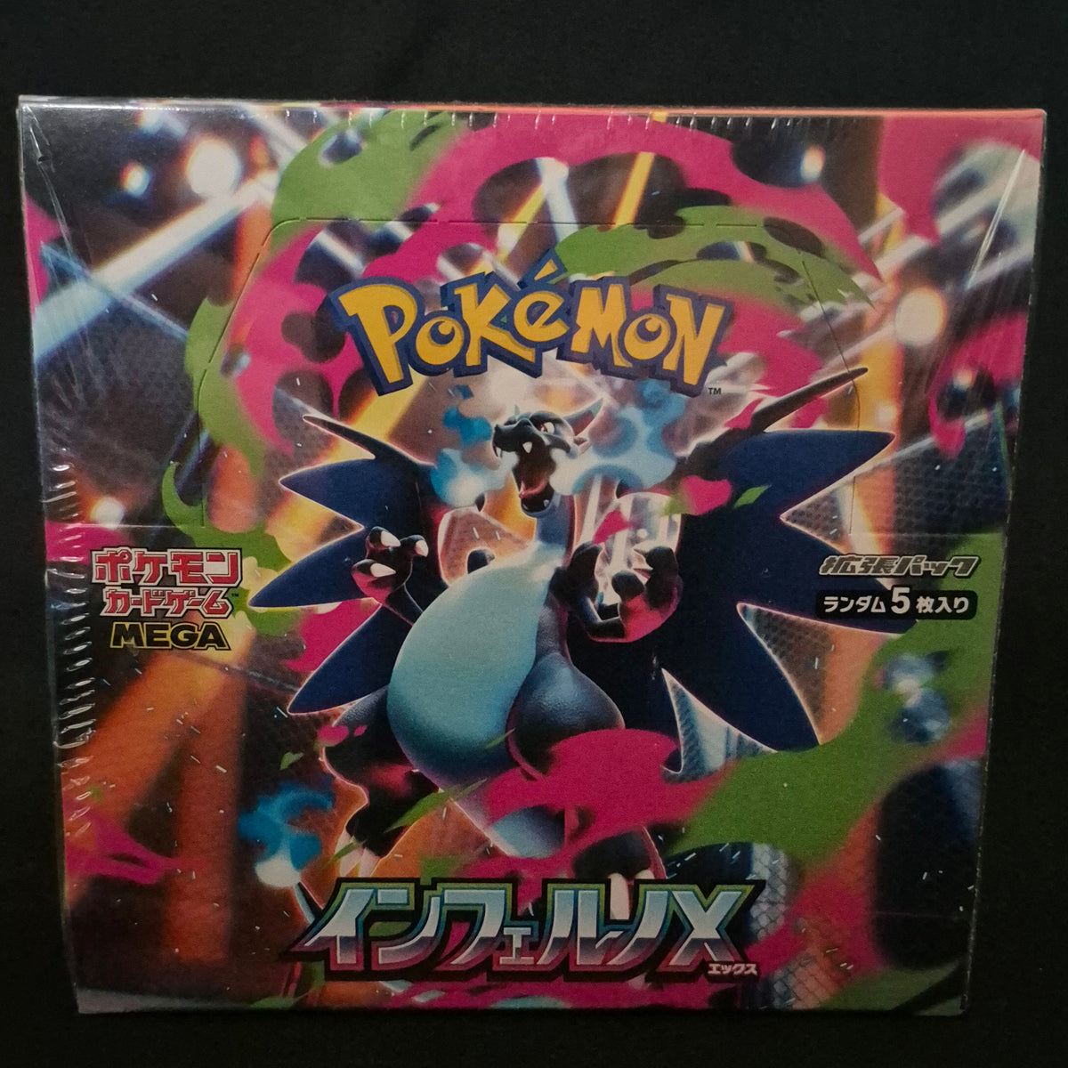 Pokémon TCG MEGA Inferno X Booster Box Japans factory sealed voorzijde
