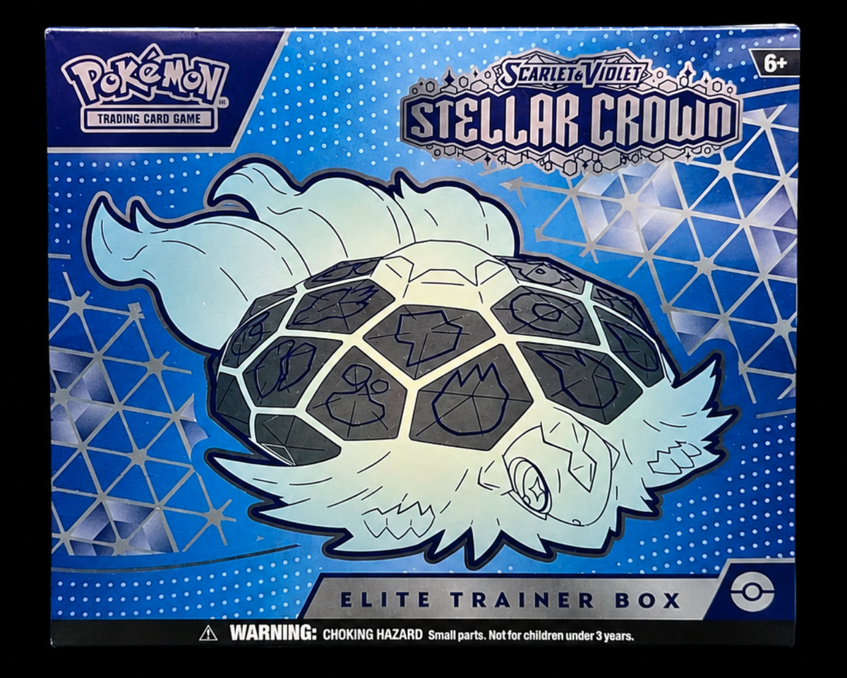Pokémon Scarlet & Violet Stellar Crown Elite Trainer Box voorzijde