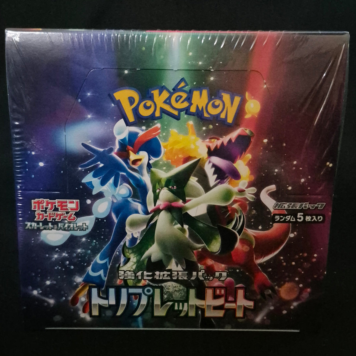 Pokémon TCG Triple Beat Booster Box Japans factory sealed voorzijde