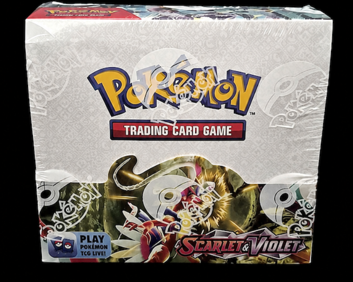 Pokémon TCG Scarlet & Violet Booster Box Engels factory sealed voorzijde